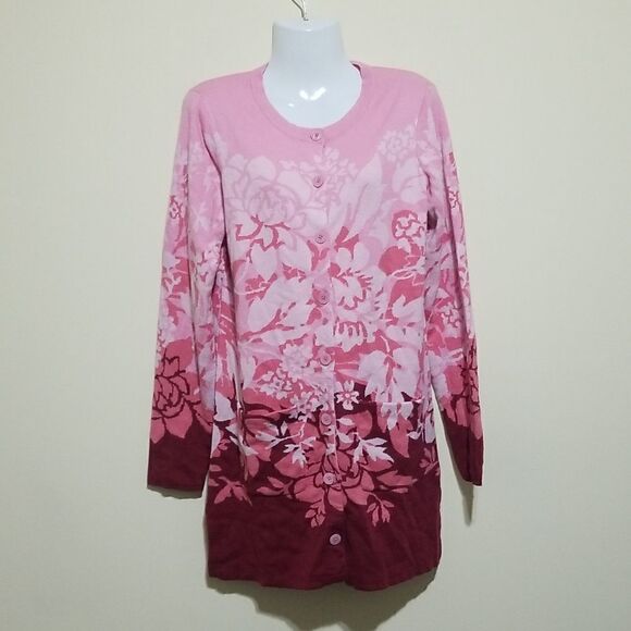 Isaac Mizrahi Pink Sweater Sz Xsmall - Picture 3 of 8